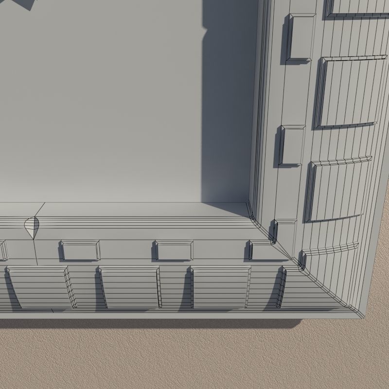 Wall clock 3D model_11