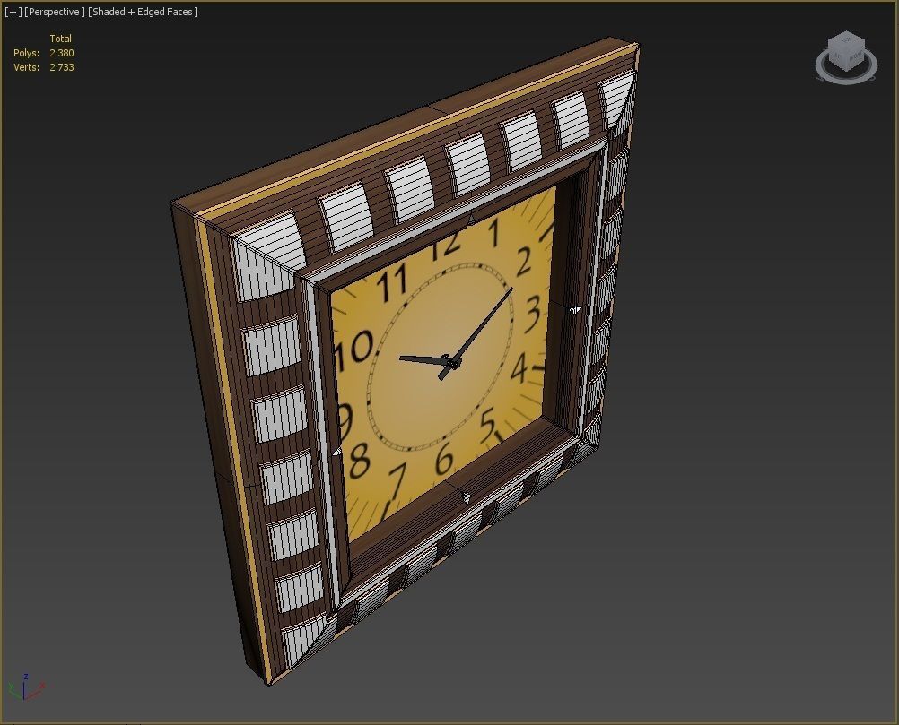 Wall clock 3D model_15