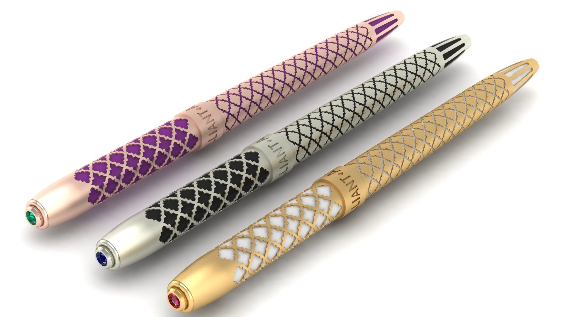 the Elegant enamel pen 3D print model_1