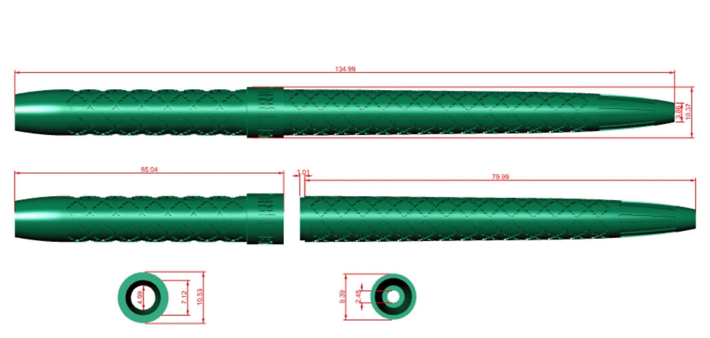 the Elegant enamel pen 3D print model_2