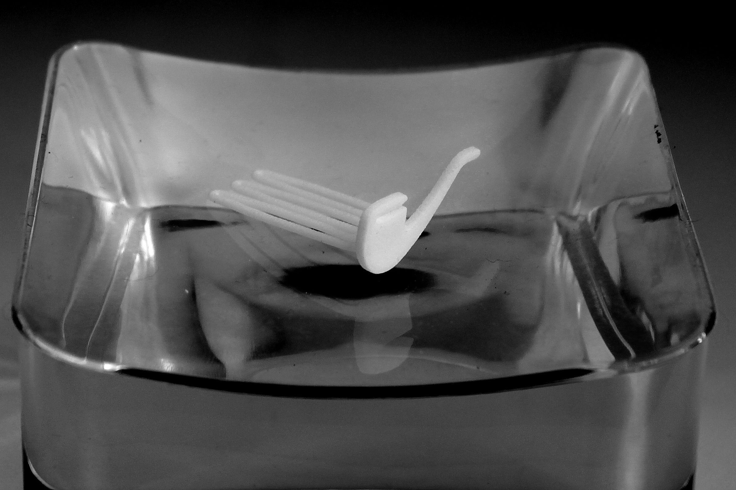 Pipe for beard - front wearing 3D print model_3