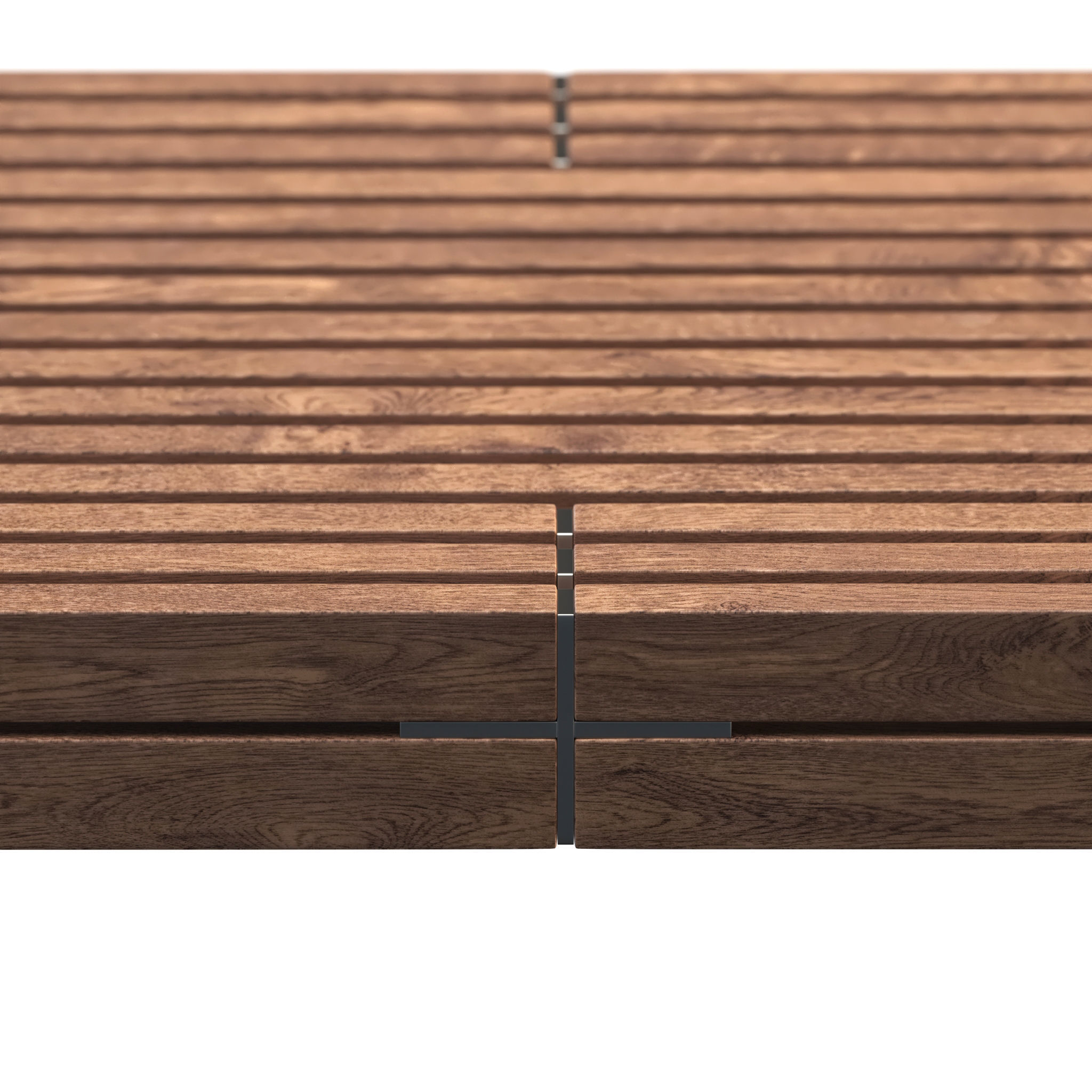 Romeo and juliet bench 3D model_1