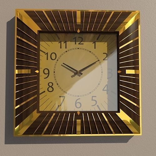 Wall clock 3D model