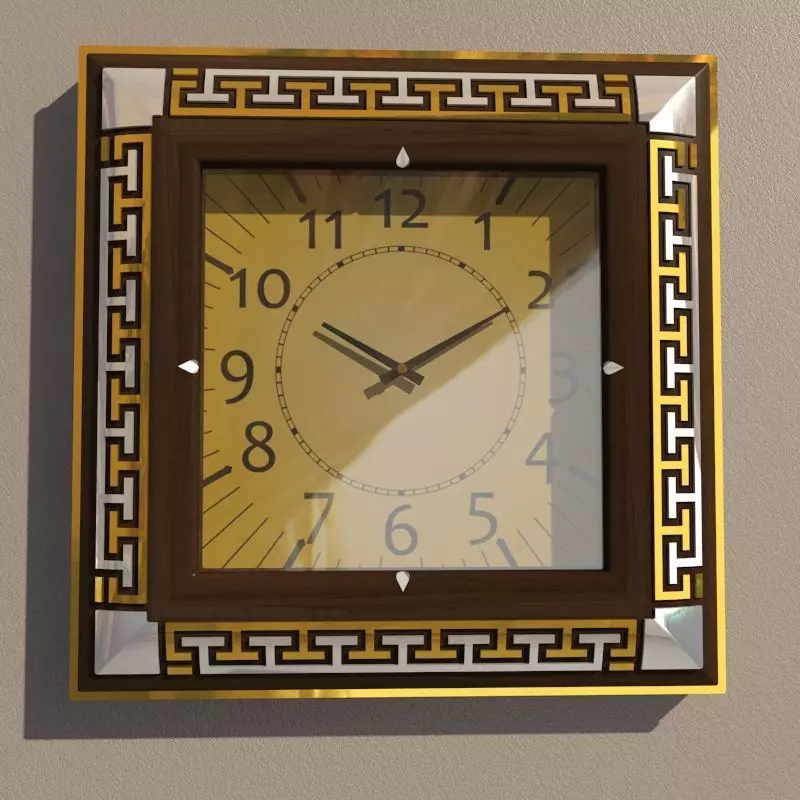 Wall clock 3D model