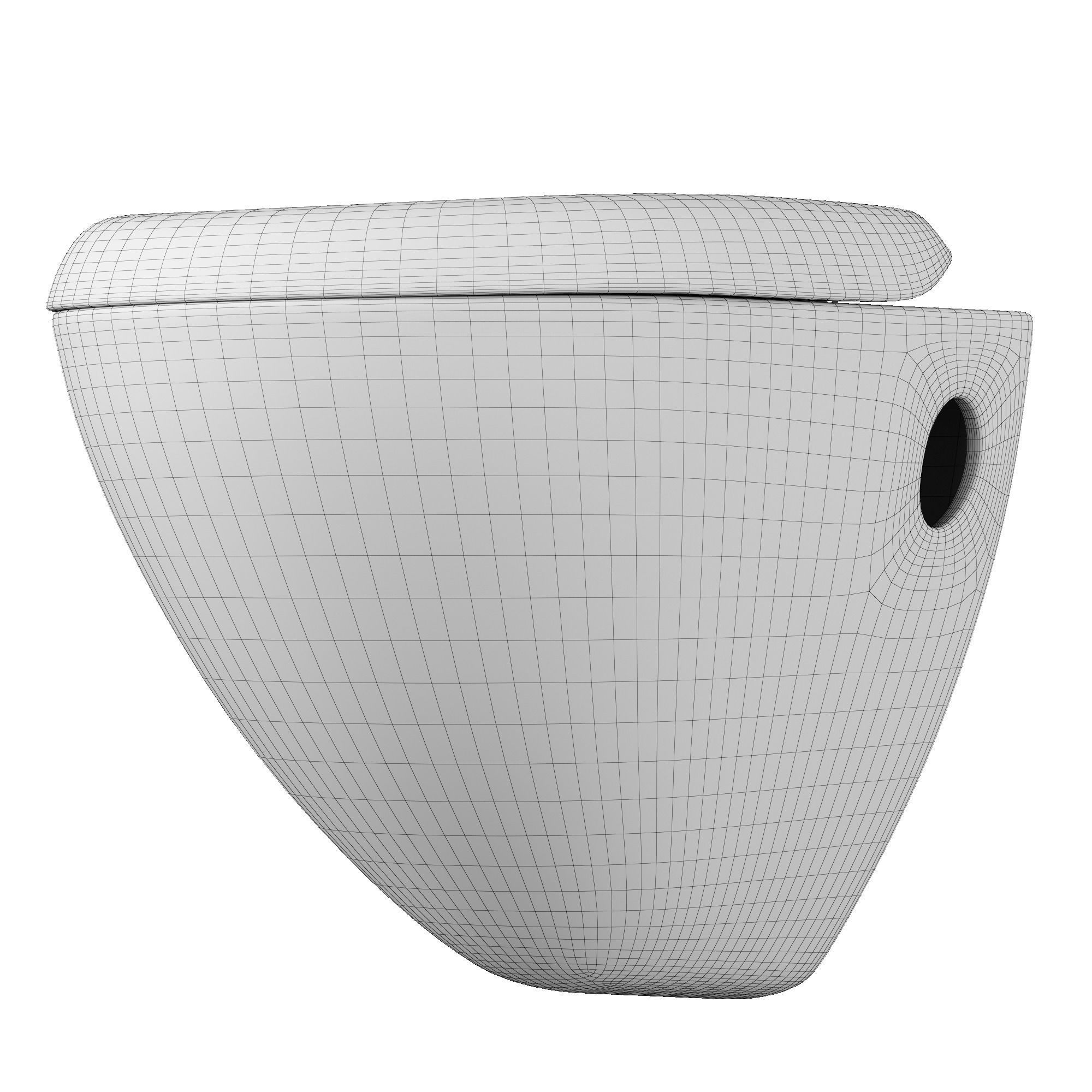 Wall Hung Water closet toilet 3D model Modeled in 3ds max  3D model_10