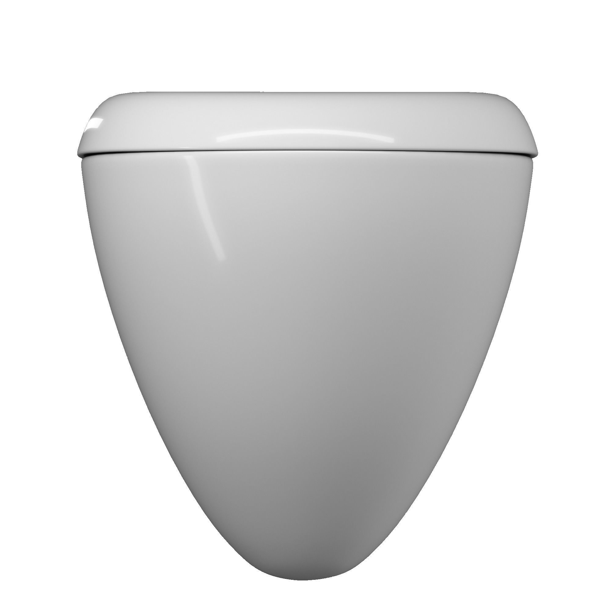 Wall Hung Water closet toilet 3D model Modeled in 3ds max  3D model_5