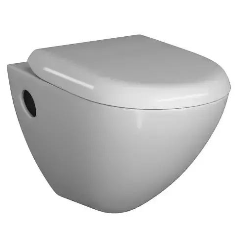 Wall Hung Water closet toilet 3D model Modeled in 3ds max 