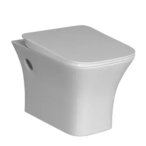 Wall Hung Water closet toilet 3D model Modeled in 3ds max