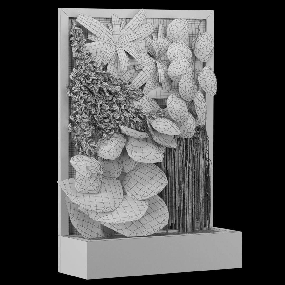 Vertical Garden 3D model_2