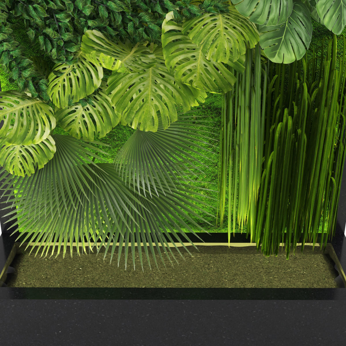 Vertical Garden 3D model_1