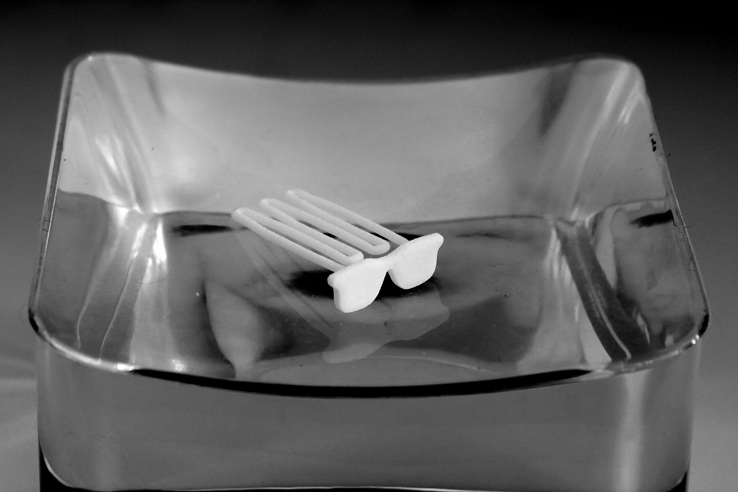 Sunglasses for beard - front wearing 3D print model_3