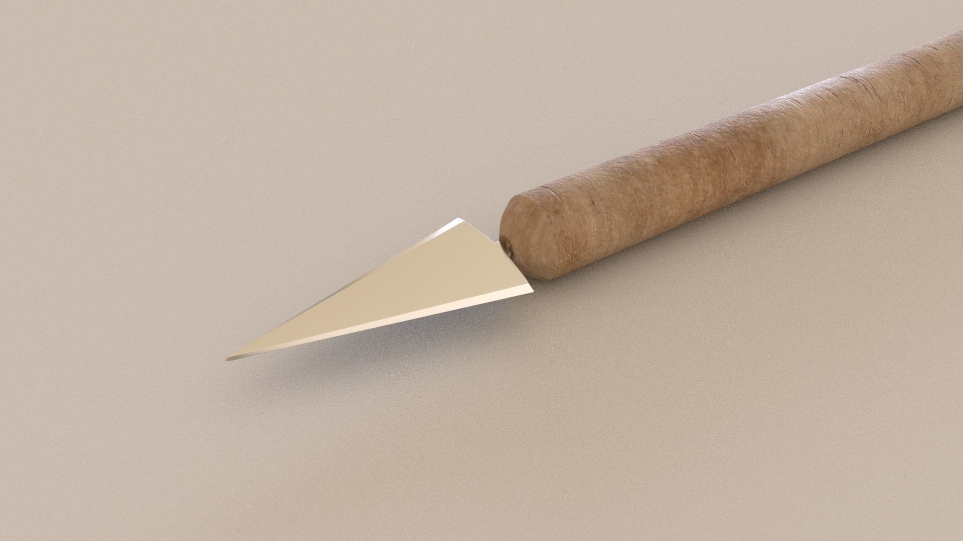 clay sculpture tools 4 3D Model Low-poly 3D model_5