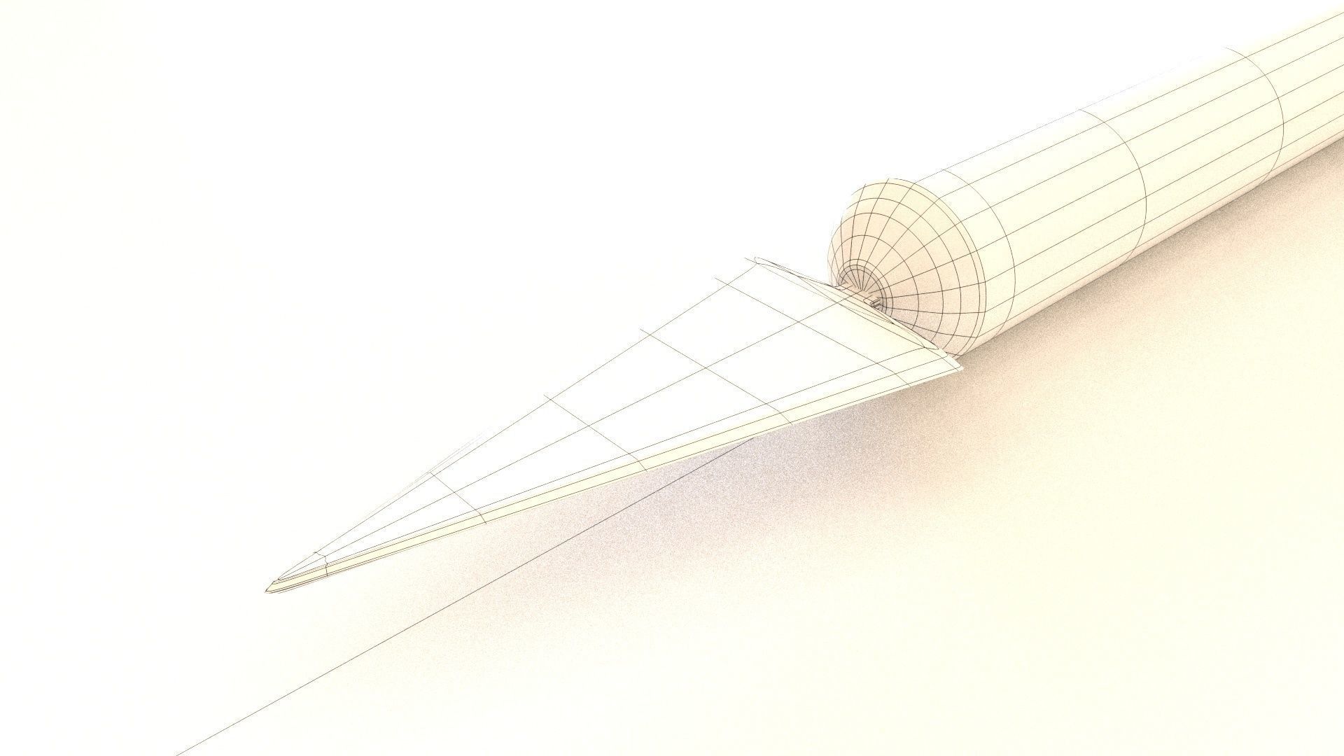 clay sculpture tools 4 3D Model Low-poly 3D model_8