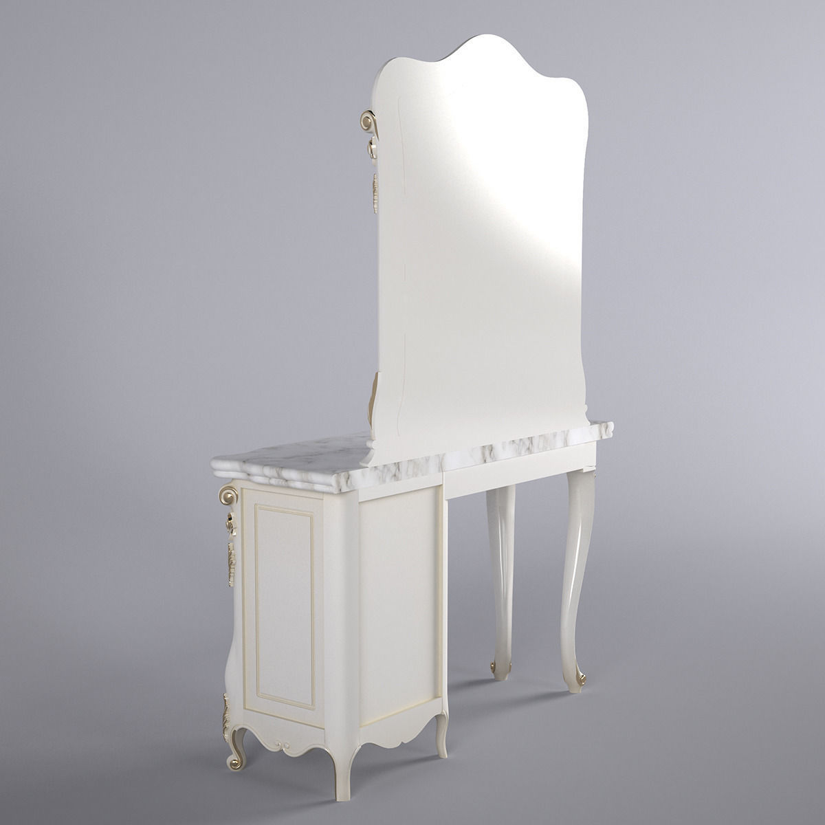 Toilet table 3D model_3