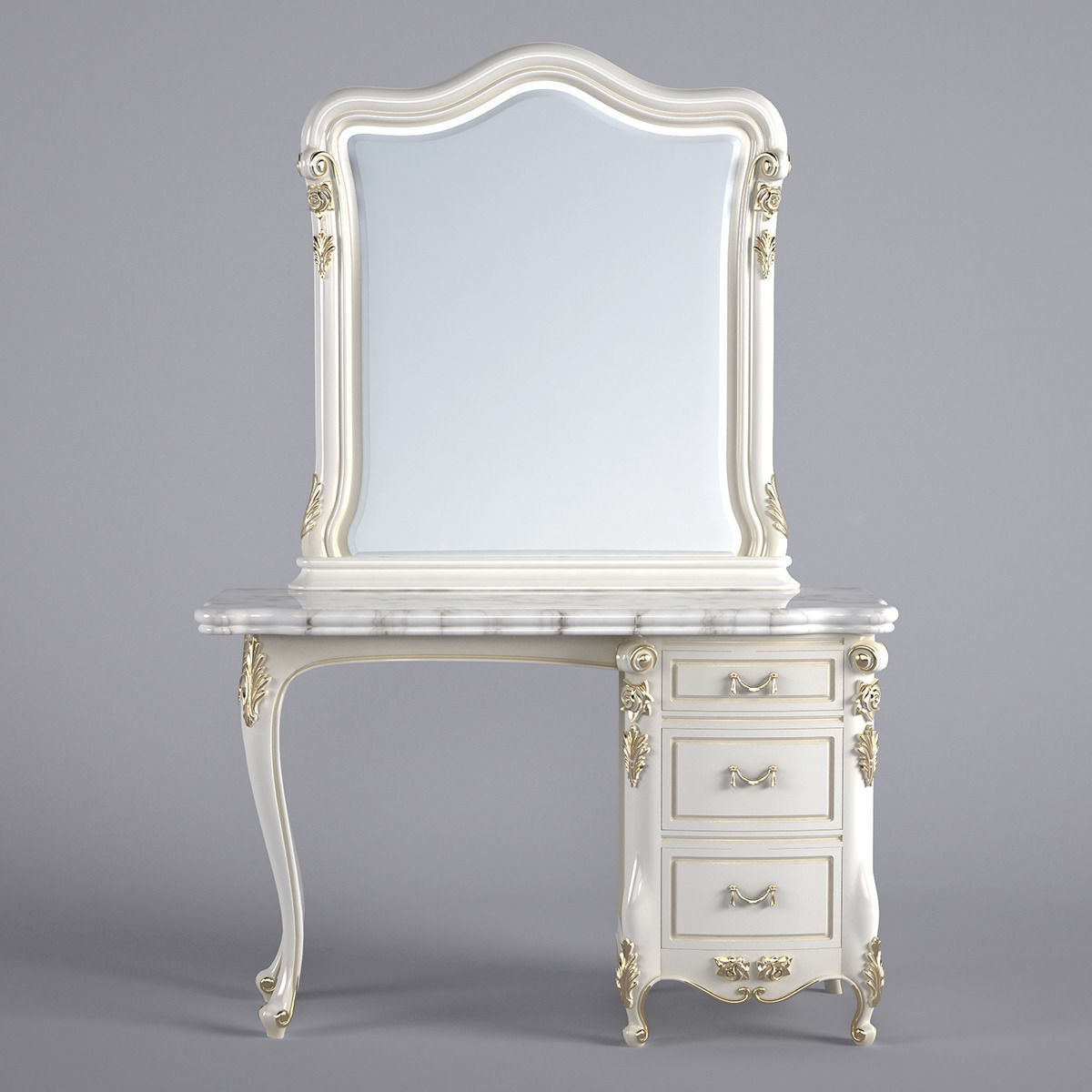 Toilet table 3D model_1