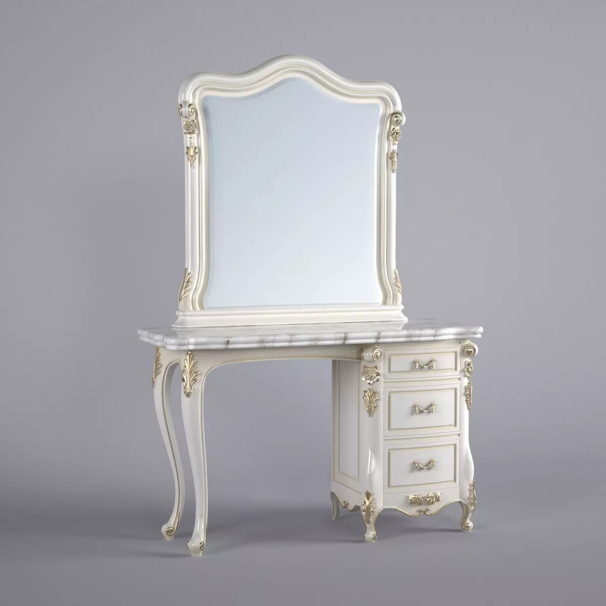 Toilet table 3D model_0