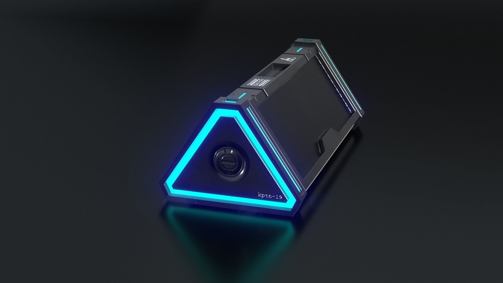 Sci Fi Box v5 Low-poly 3D model_2
