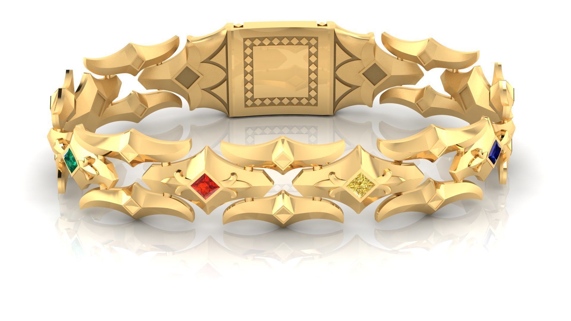 Bracelet a Monkey 3D print model_2