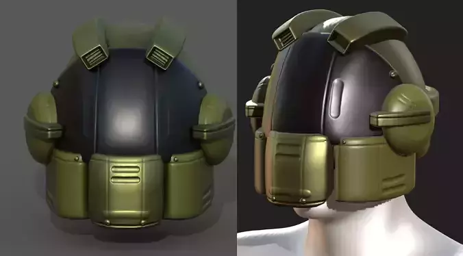 Helmet scifi fantasy futuristic military Scifi 