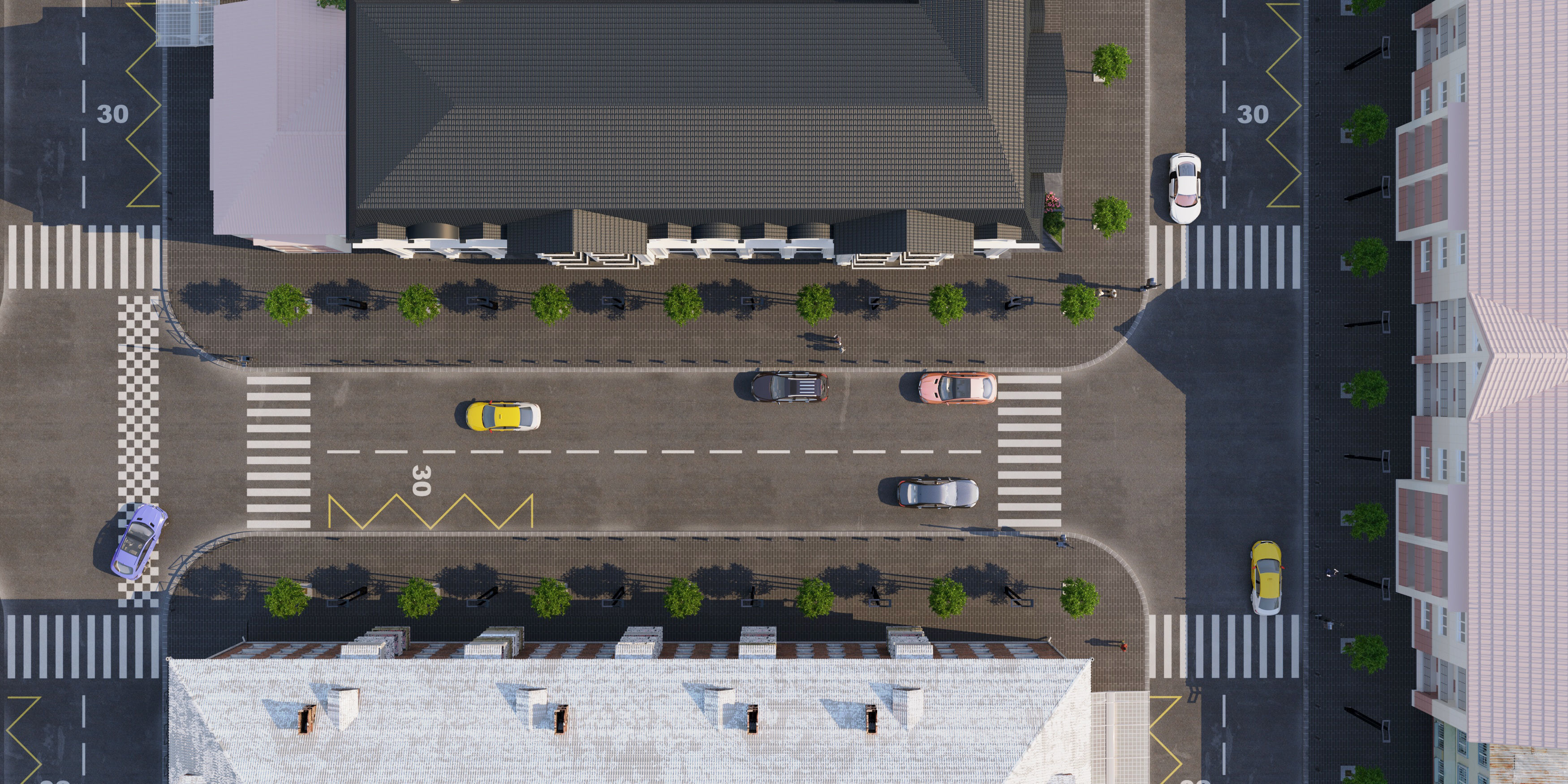 Classical Hotel Building 3D model_24