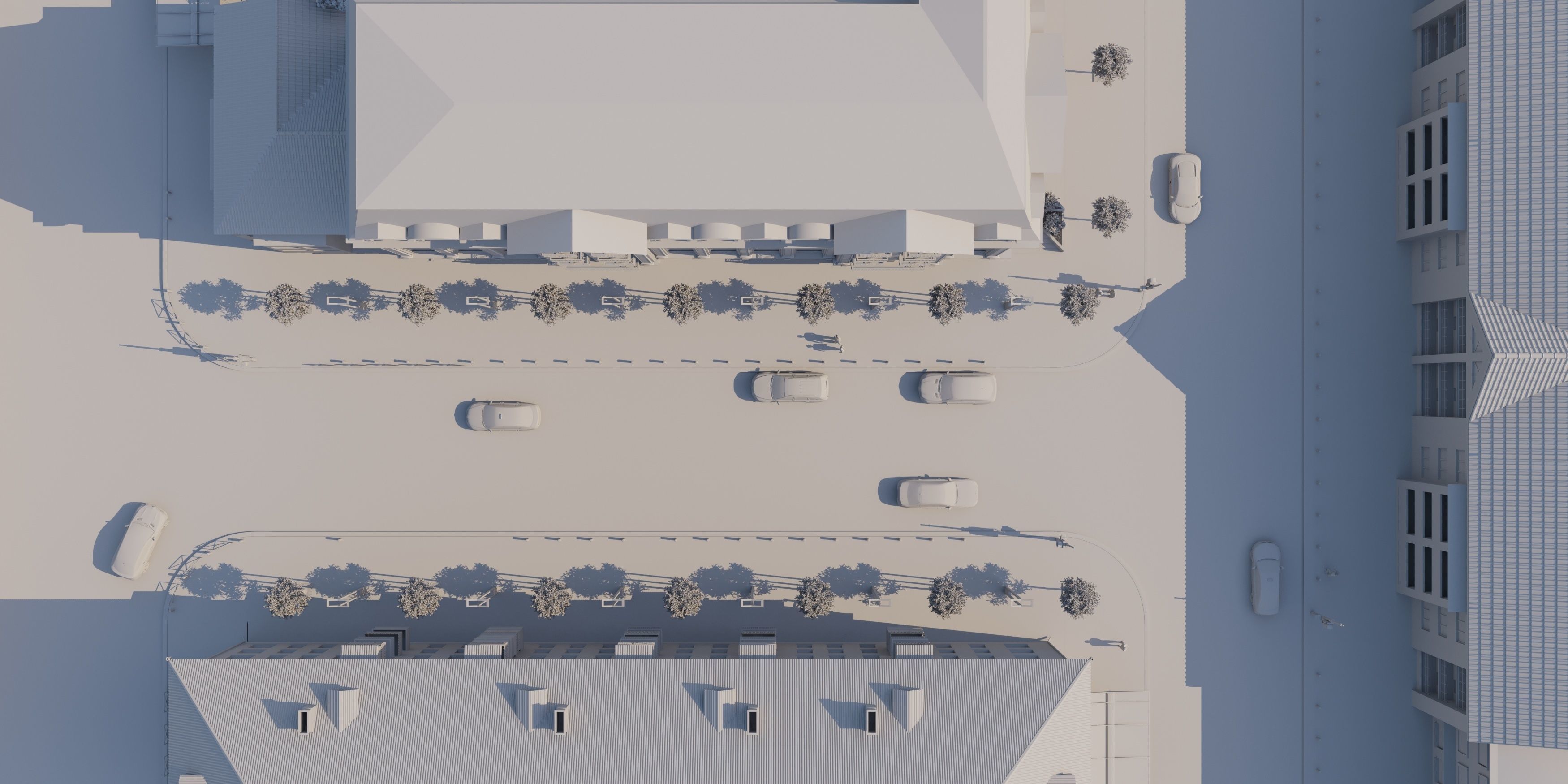 Classical Hotel Building 3D model_25