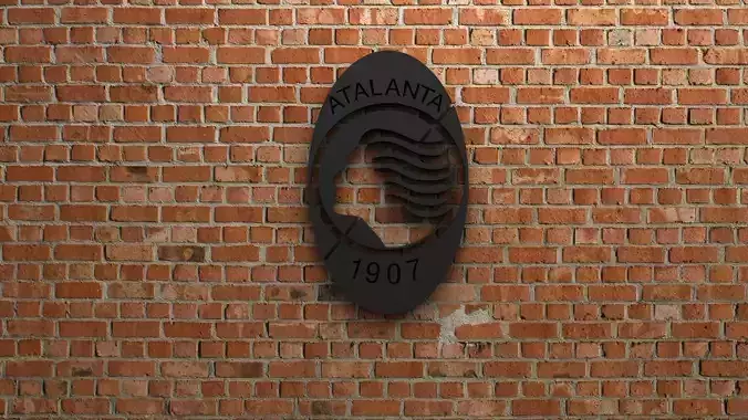 Atalanta BC Logo 3D model