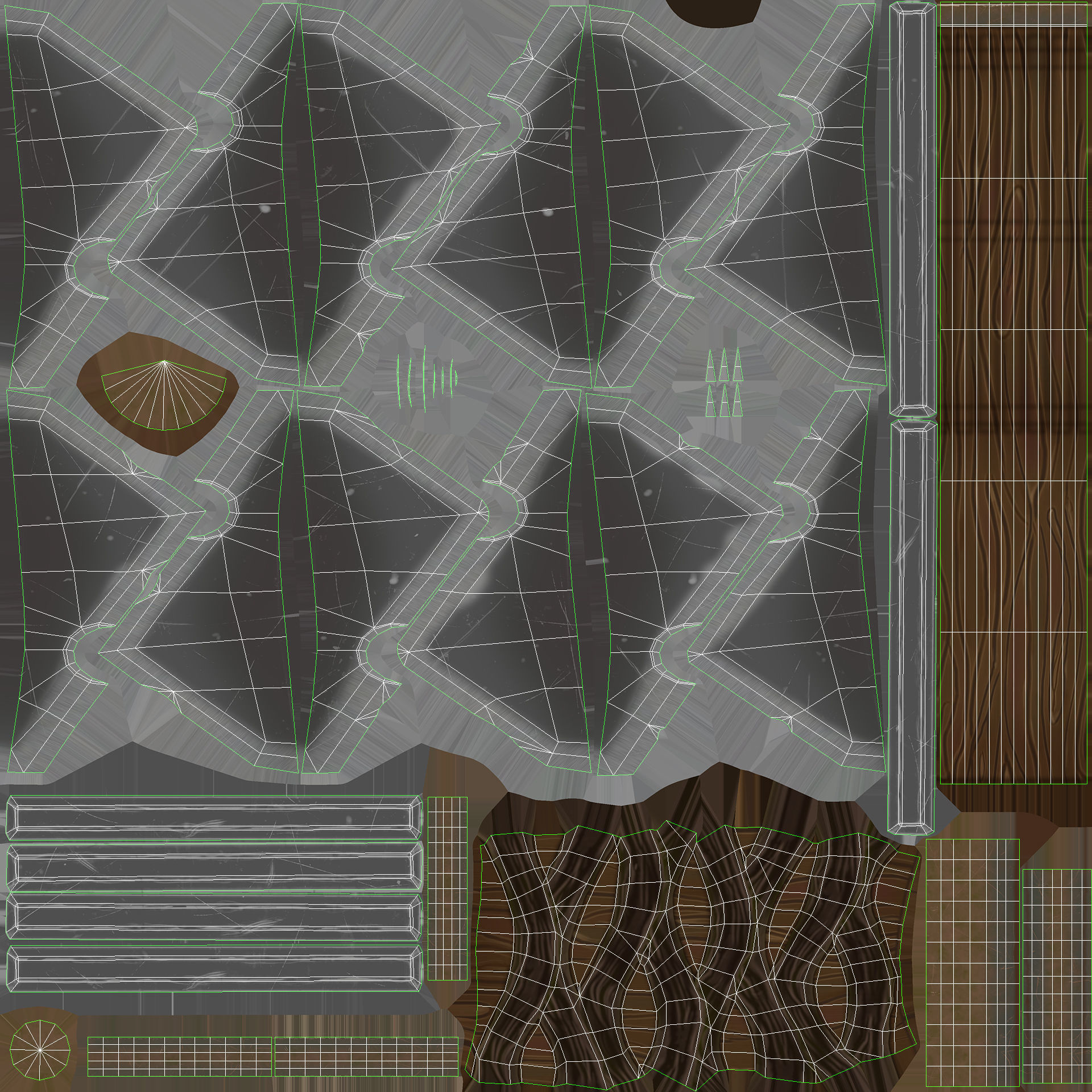 Wuragas Warrior Low-poly 3D model_10