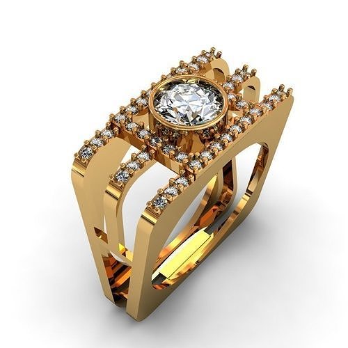 Engagement Ring 83 3D model