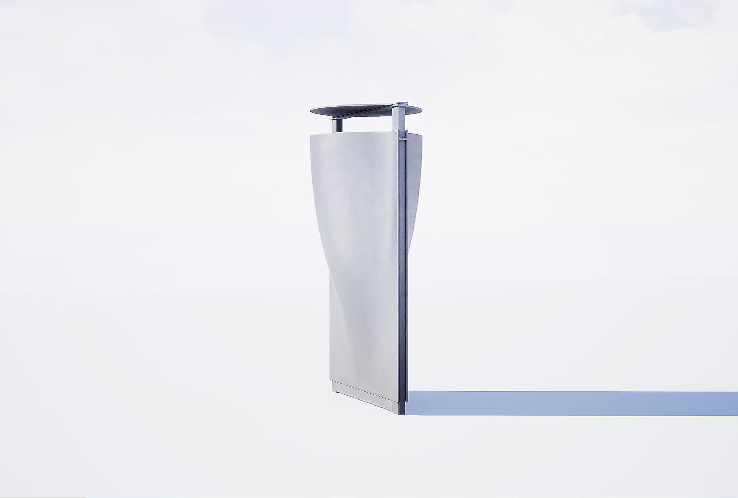 Urban bench set Low-poly 3D model_9