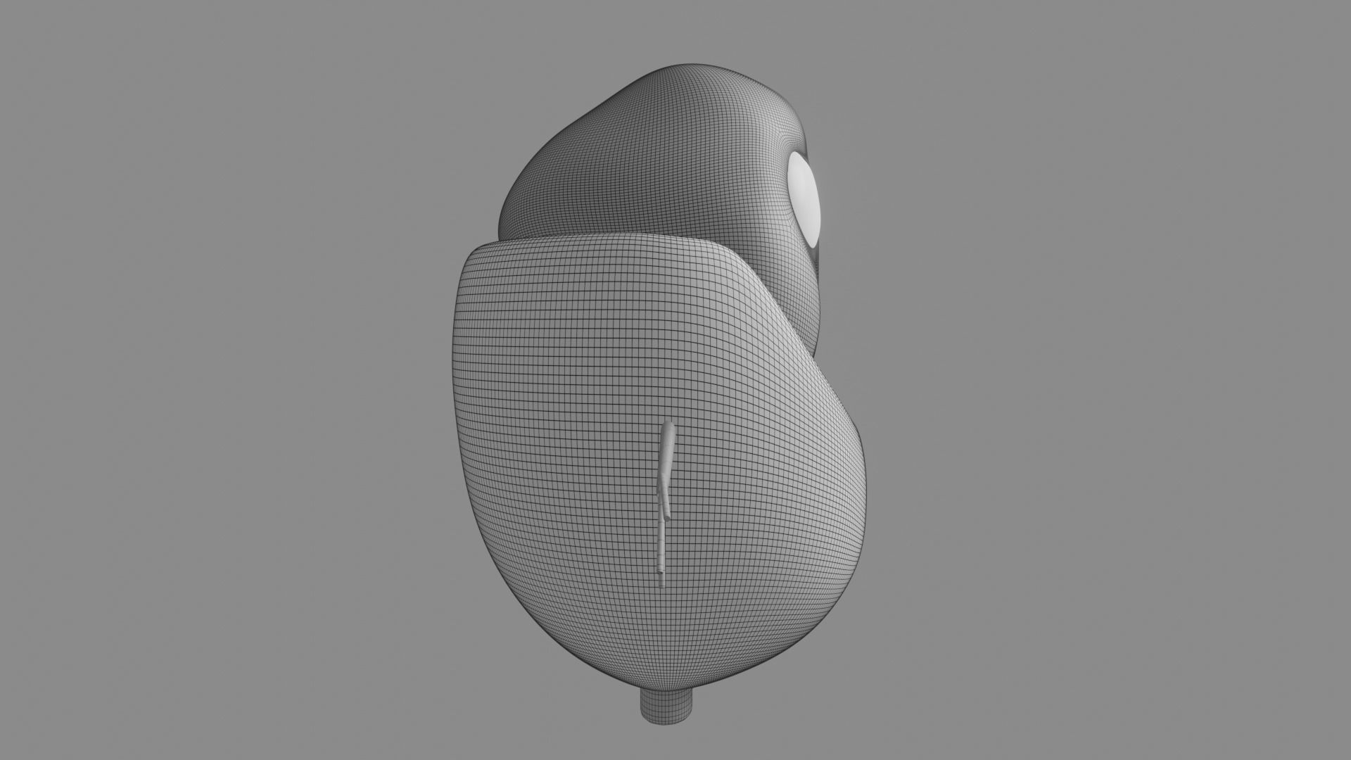 Snowy Creature 3D character Free 3D model_2