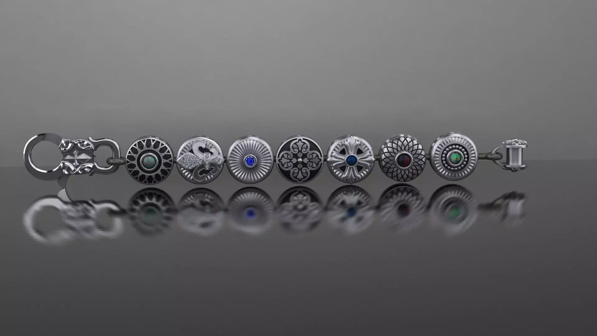 interesting Bracelet  3D print model_0