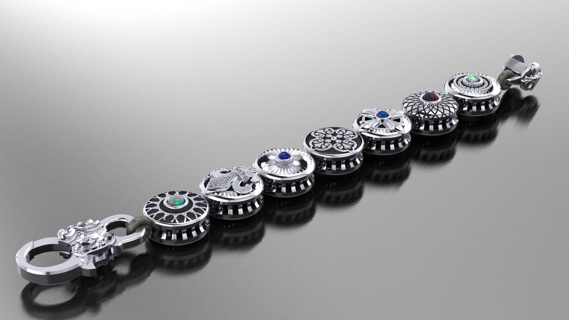 interesting Bracelet  3D print model_1