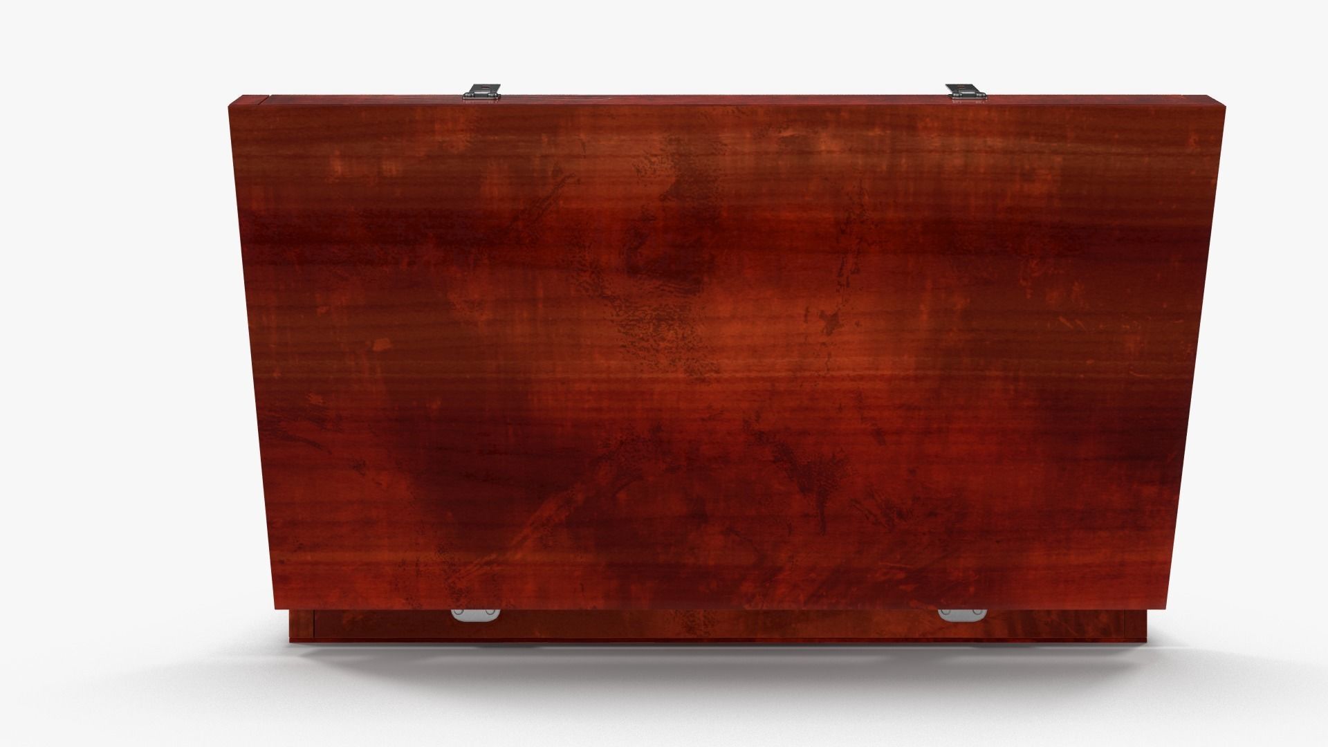 V Chisels wooden box with four knives in it 3D model_6