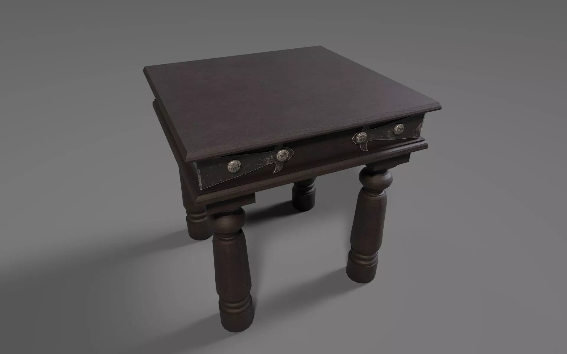 3D Model od Jaipuri Lamp table Low-poly 3D model_0