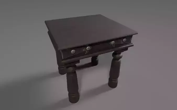 3D Model od Jaipuri Lamp table