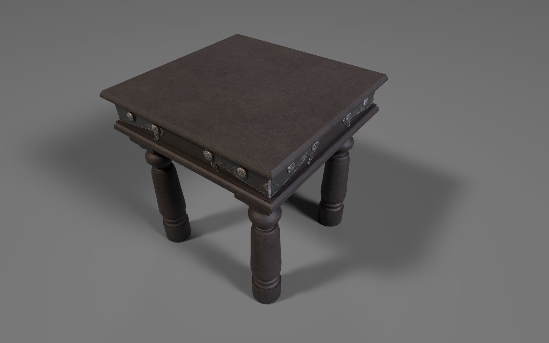 3D Model od Jaipuri Lamp table Low-poly 3D model_3