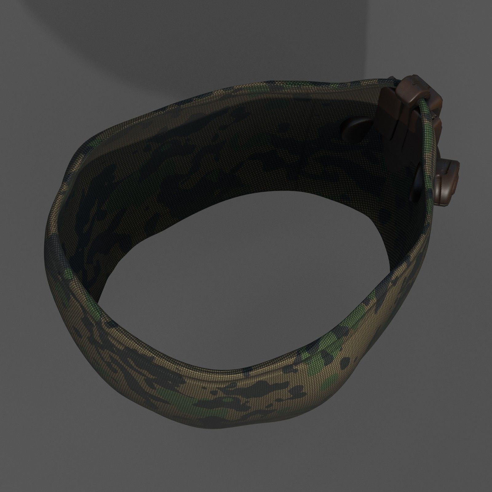 Gas mask respirator scifi futuristic 3d  Low-poly 3D model_4