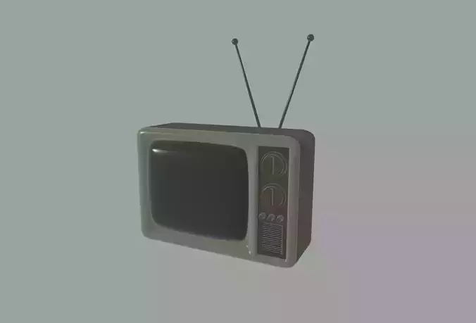 Retro TV 3D model