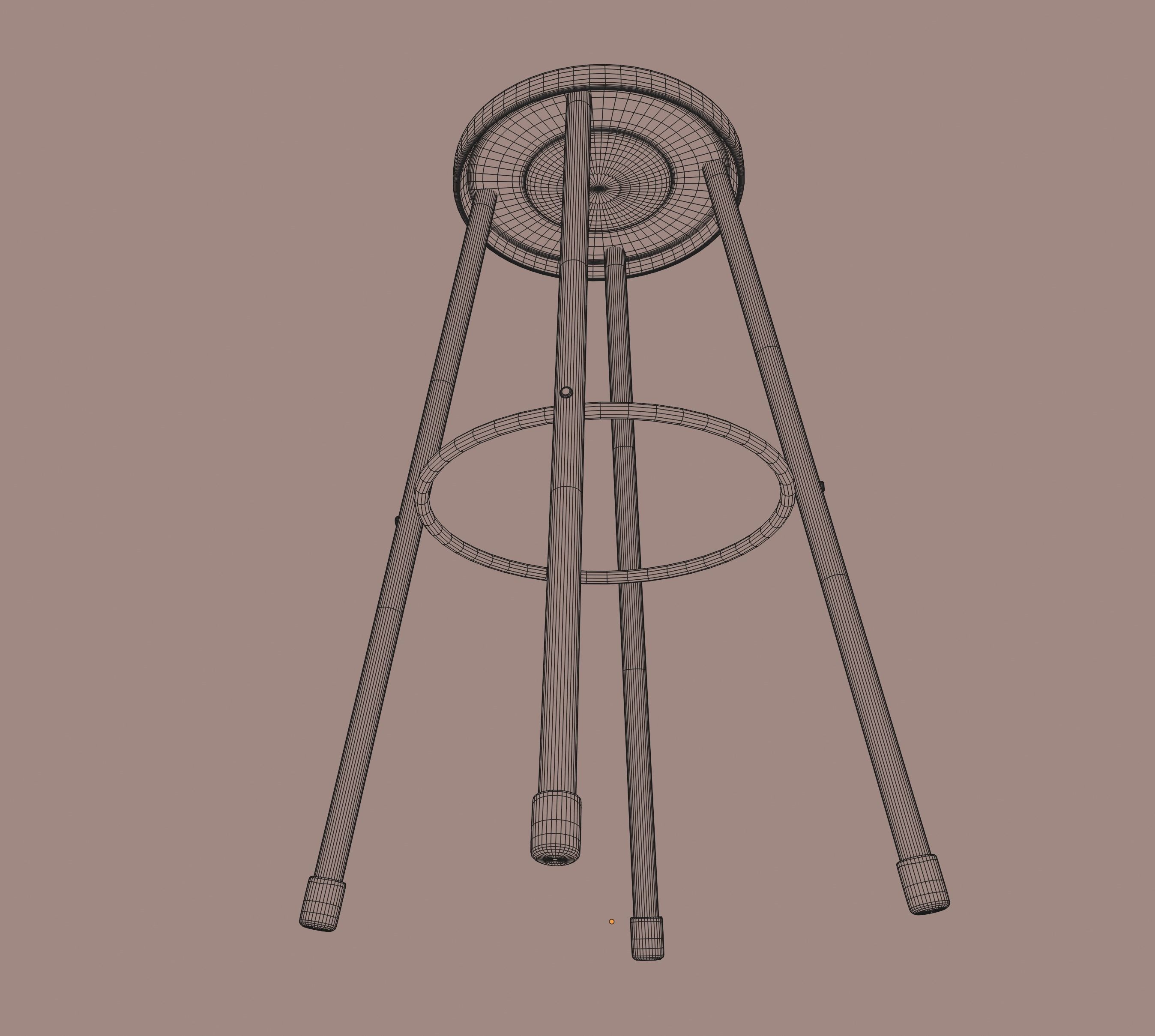 Science Stool 3D model_10