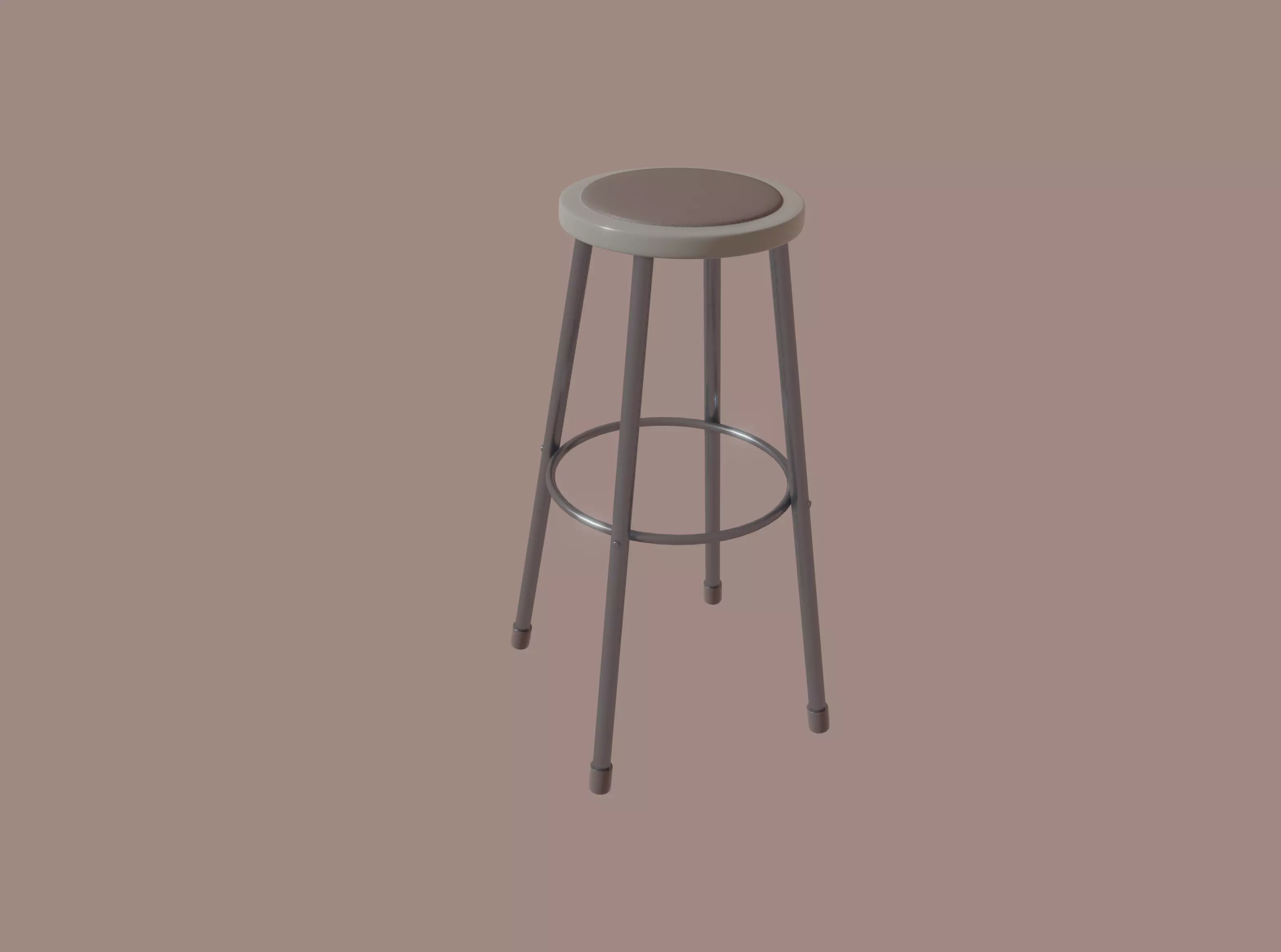 Science Stool 3D model_0