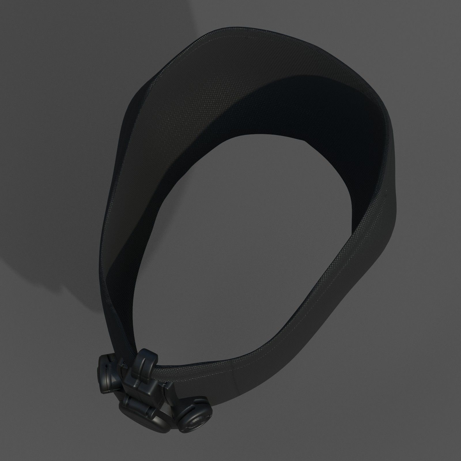 Gas mask respirator scifi futuristic 3d Low-poly 3D model_8