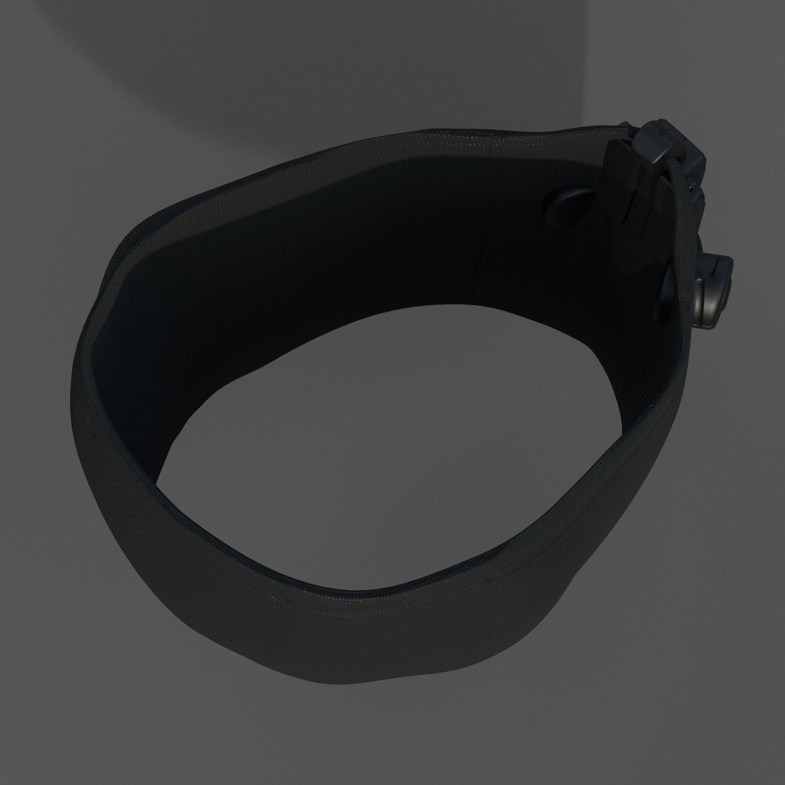 Gas mask respirator scifi futuristic 3d Low-poly 3D model_3