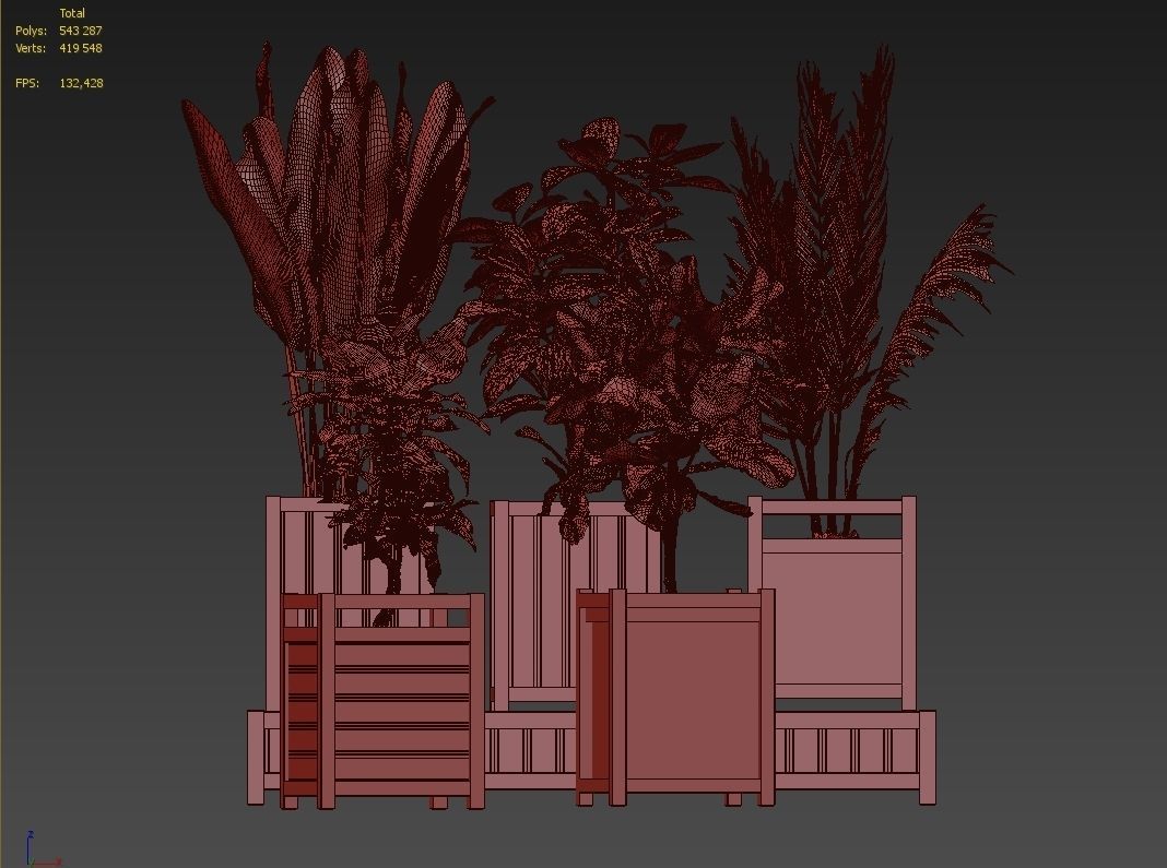 Flower Pack 116 3D model_4