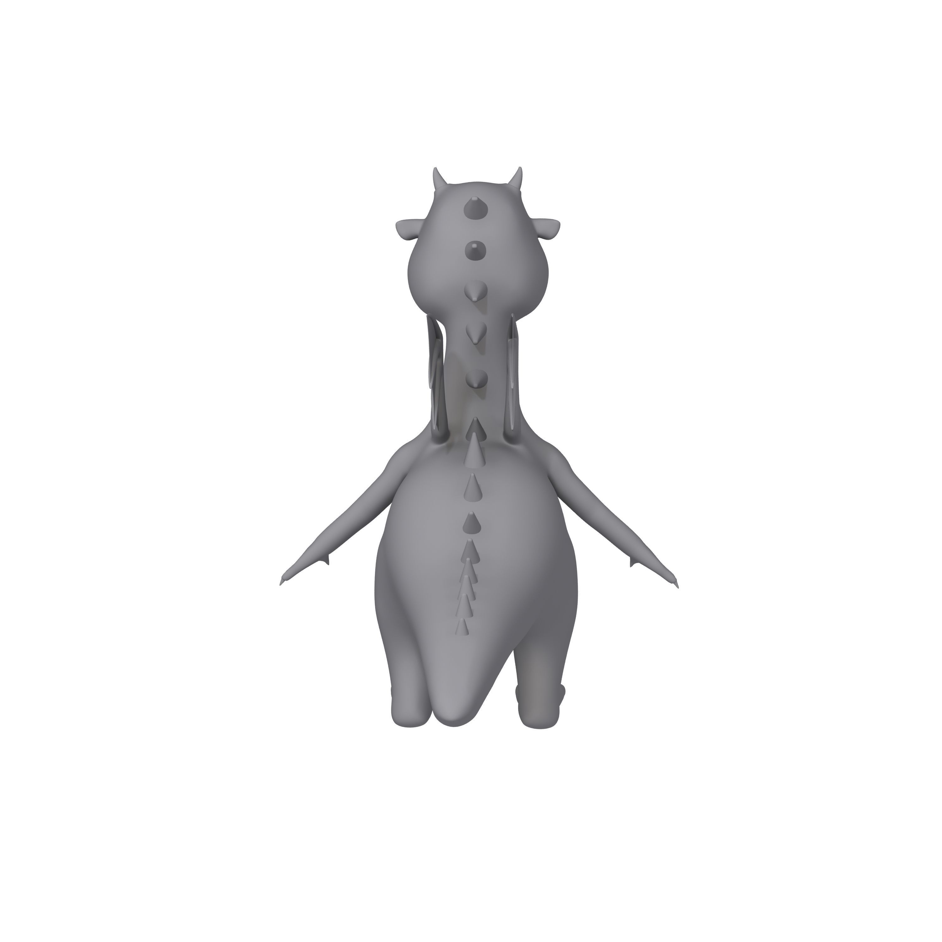 Dragon Cartoon 3D model_12