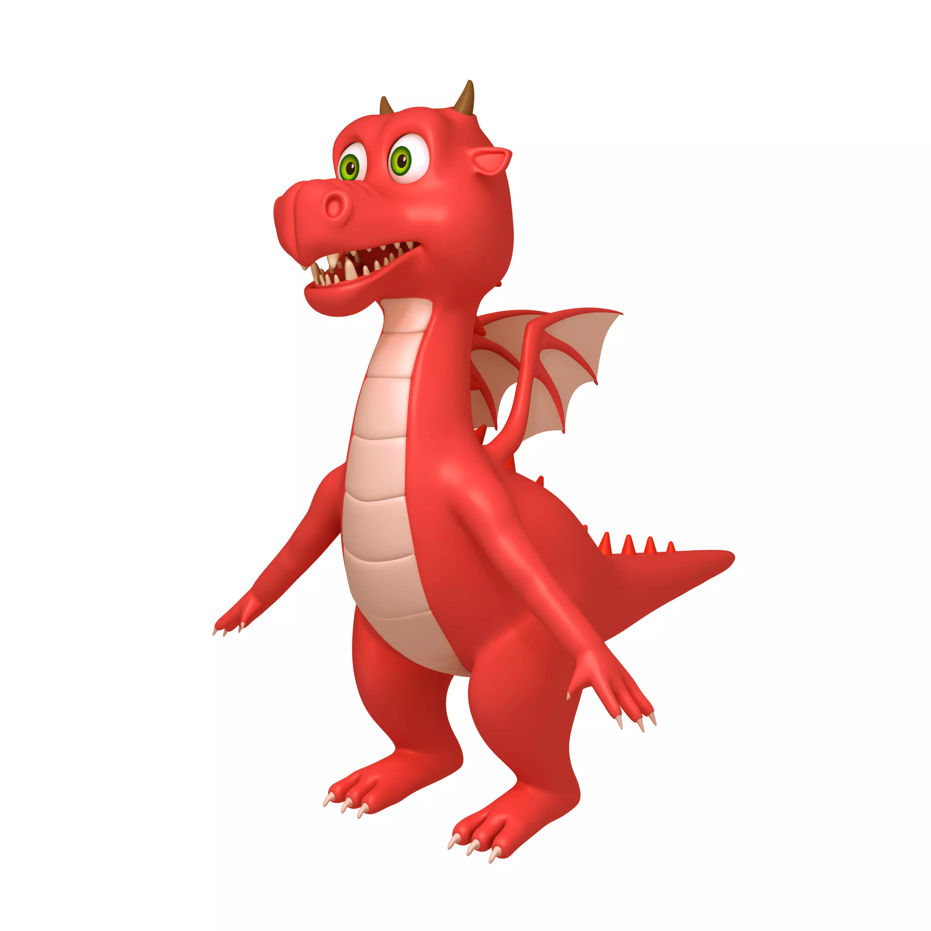 Dragon Cartoon 3D model_0
