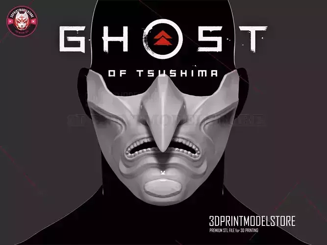 Ghost of Tsushima - Purity of War Oni Samurai Mask 