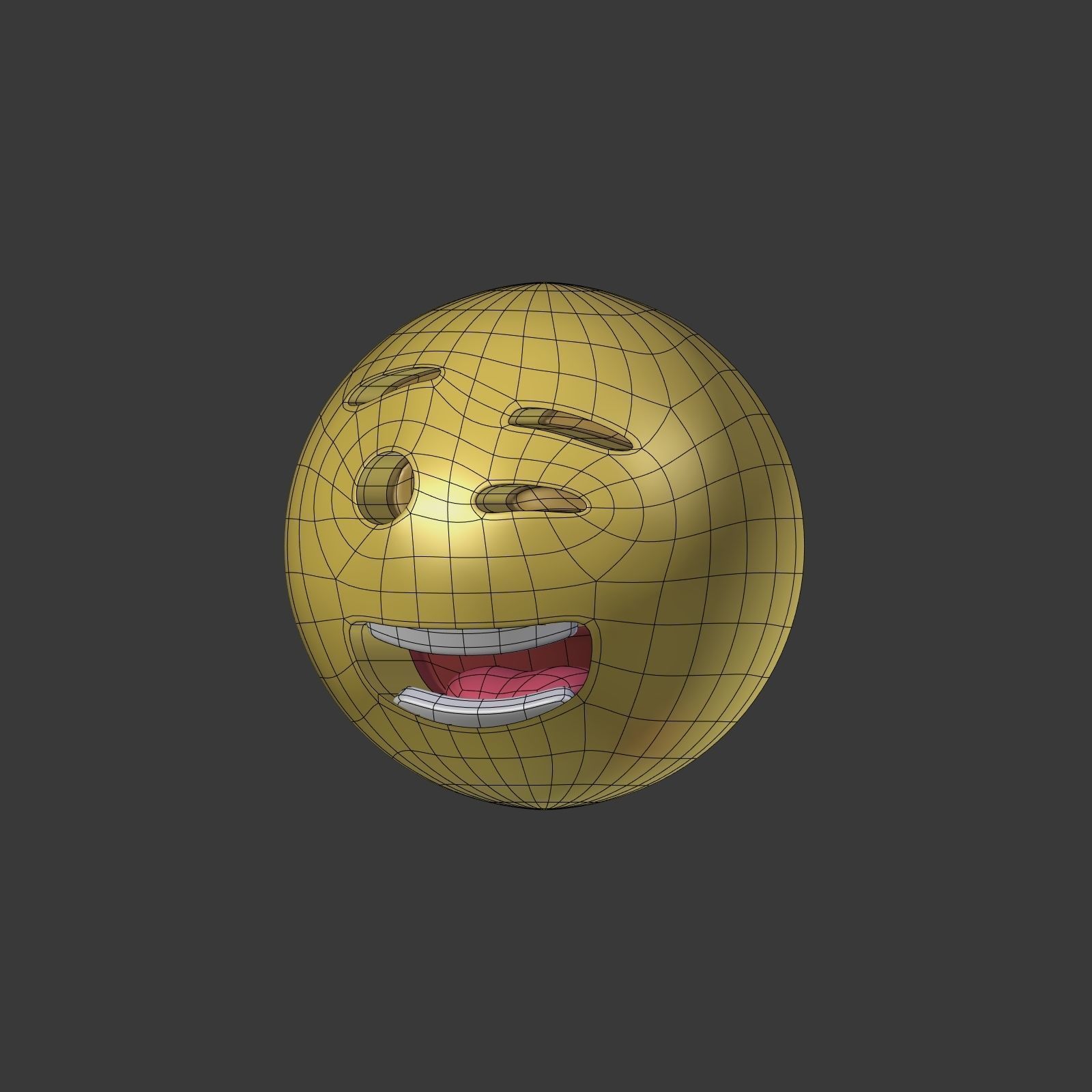 Emoticons - Emoji - Smiley Pack Low-poly 3D model_30