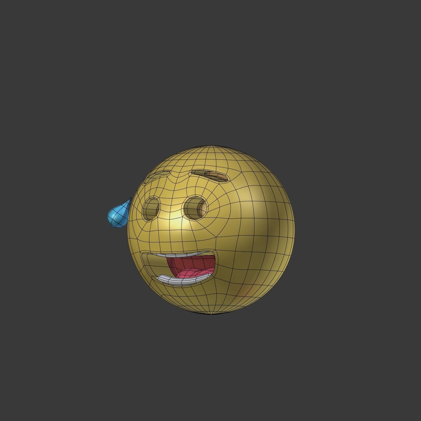 Emoticons - Emoji - Smiley Pack Low-poly 3D model_44