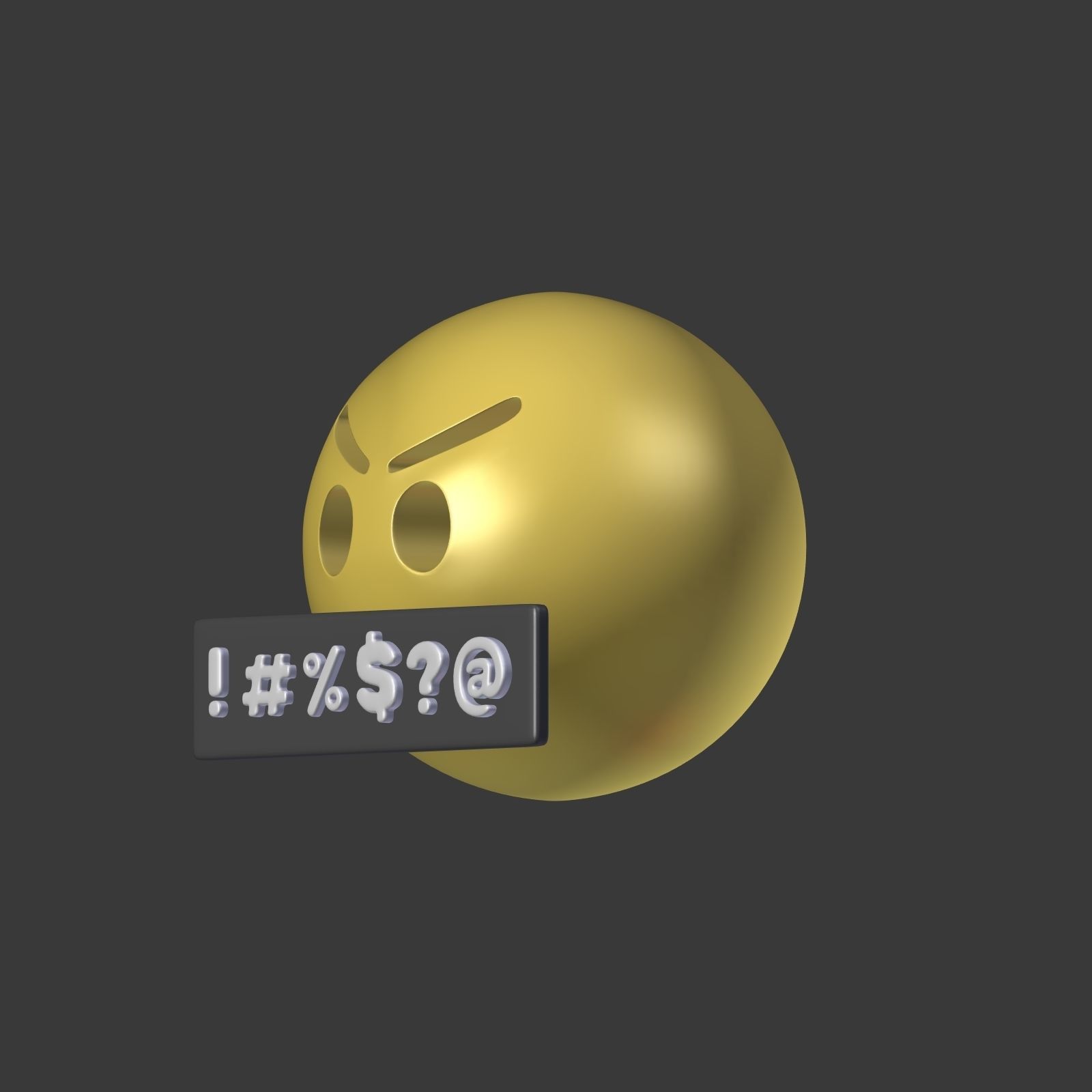 Emoticons - Emoji - Smiley Pack Low-poly 3D model_45