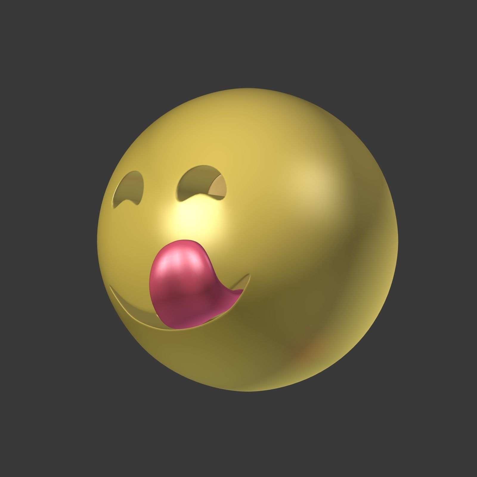 Emoticons - Emoji - Smiley Pack Low-poly 3D model_49